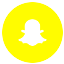 Snapchat Icon Medium Circle